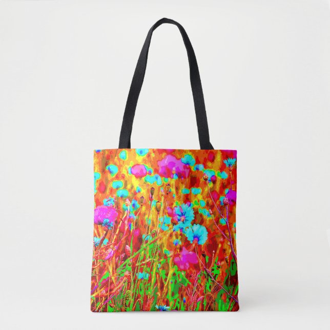 Wild Meadow in Bloom Pop Art (Vorderseite)