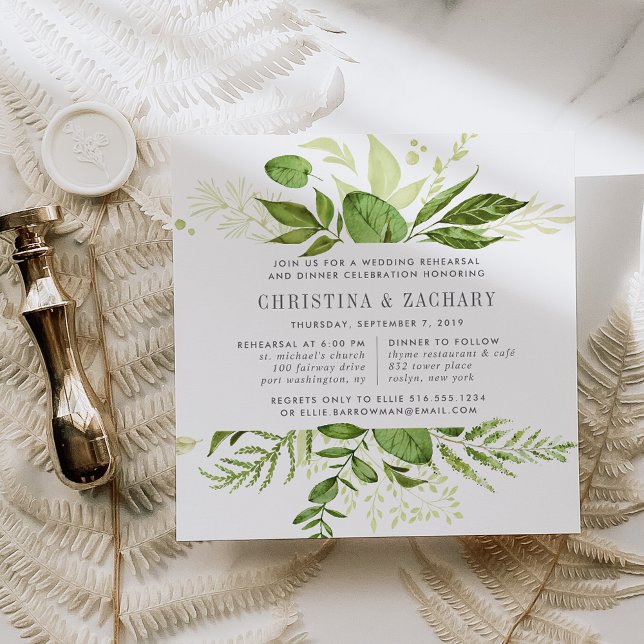 Wild Meadow Probe Dinner Einladung | Platz (Von Creator hochgeladen)