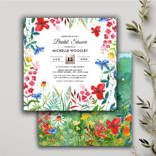 Wild Meadow   Sommerwald Brautparty Einladungen