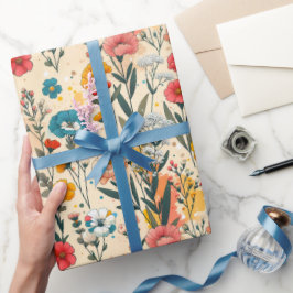 Wild Meadow Splash Geschenkpapier