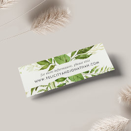 Wild Meadow Wedding Website RSVP Cards | Mini