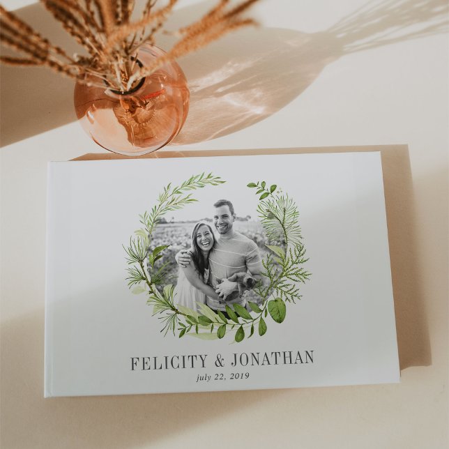 Wild Meadow Wreath | Hochzeit von Fotos Gästebuch (Von Creator hochgeladen)