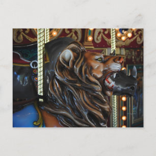 Wild Merry Go Round Feiertagspostkarte
