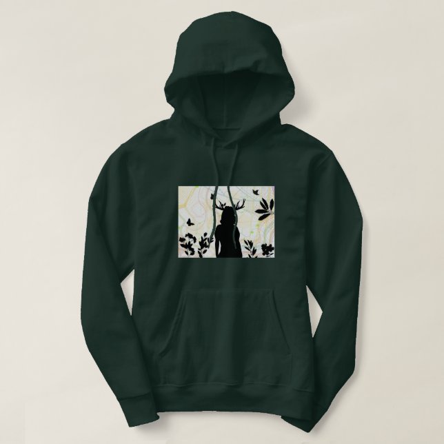 Wild mit der Natur Hoodie (Design vorne)