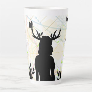 Wild mit der Natur Milchtasse