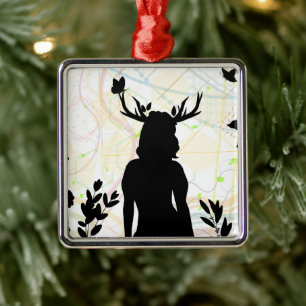 Wild mit der Natur Ornament Aus Metall