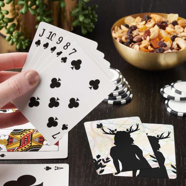 Wild mit der Natur Spielkarten (In Situ)