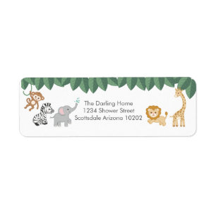 Wild mit spannender Dschungelmassage Babydusche