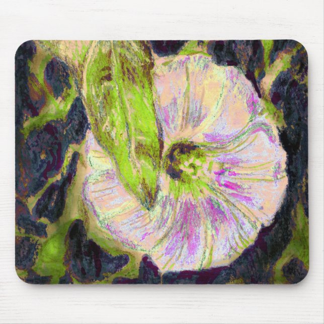 Wild Morning Glory von Alexandra Cook Mousepad (Vorne)