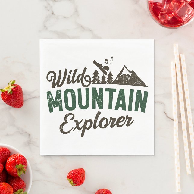Wild Mountain Explorer Serviette (Von Creator hochgeladen)