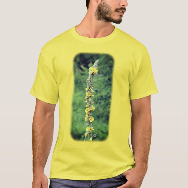 Wild-Mullein-Blume T-Shirt (Vorderseite)