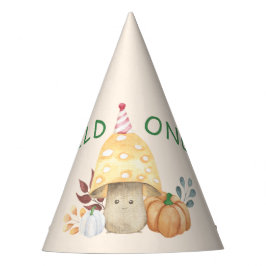 Wild Mushroom First Birthday Party Partyhütchen