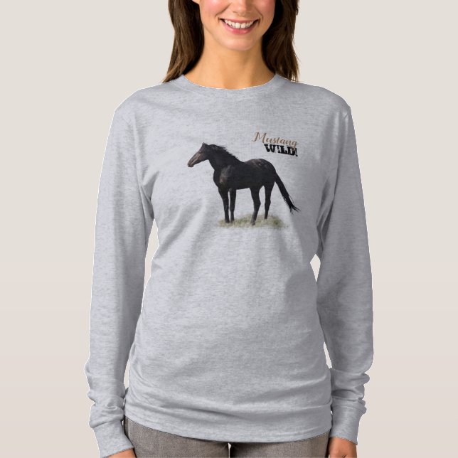Wild Mustang Stallion Apparel! T-Shirt (Vorderseite)