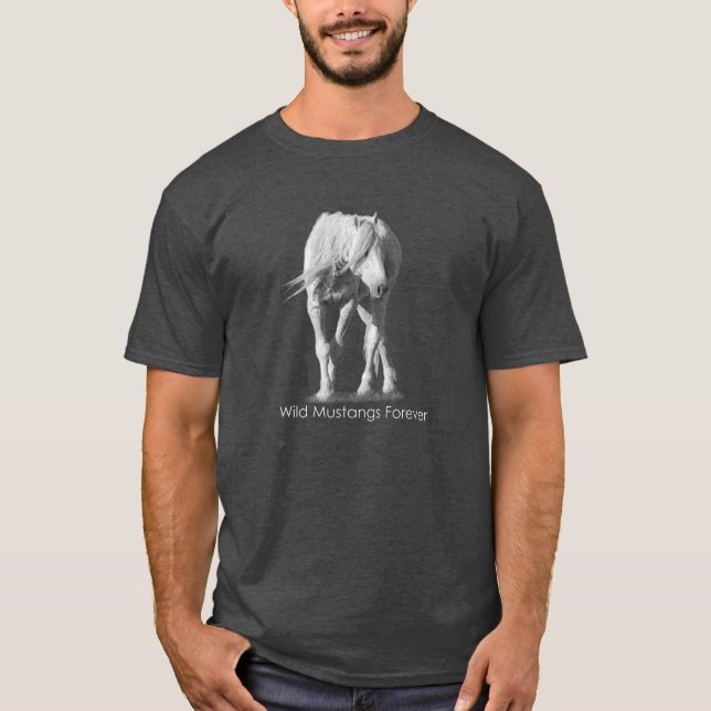 Wild Mustangs Forever T - Shirt (Vorderseite)