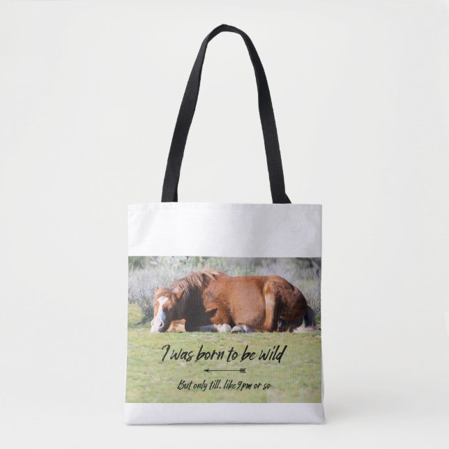Wild Mustangs Forever Tote Bag (Vorderseite)