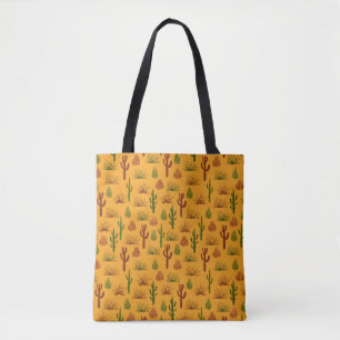 Wild Nature Cactus Bushes Pattern