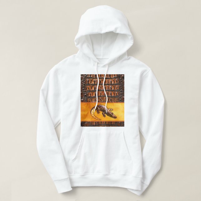 WILD NATURE - CROCODILE-DILE-DILE Design Collectio Hoodie (Design vorne)