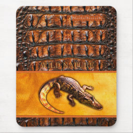 WILD NATURE - CROCODILE-DILE-DILE Design Collectio Mousepad