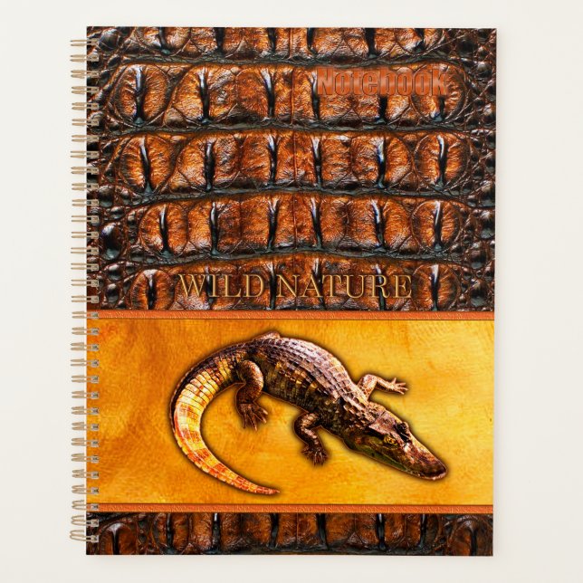 WILD NATURE - CROCODILE-DILE-DILE Design Collectio Planer (Vorderseite)