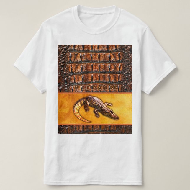 WILD NATURE - CROCODILE-DILE-DILE Design Collectio T-Shirt (Design vorne)