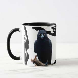 Wild-Nature Crow-Raven-Kaffee-Tasse Tasse