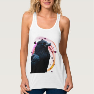 Wild Nature Crow-Raven-Shirt Tank Top
