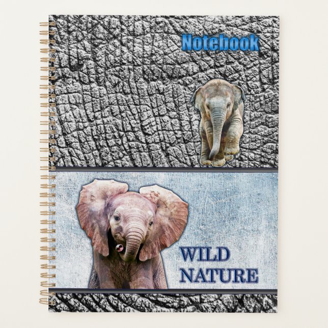 WILD NATURE - ELEPHANT-Entwurfssammlung Planer (Vorderseite)