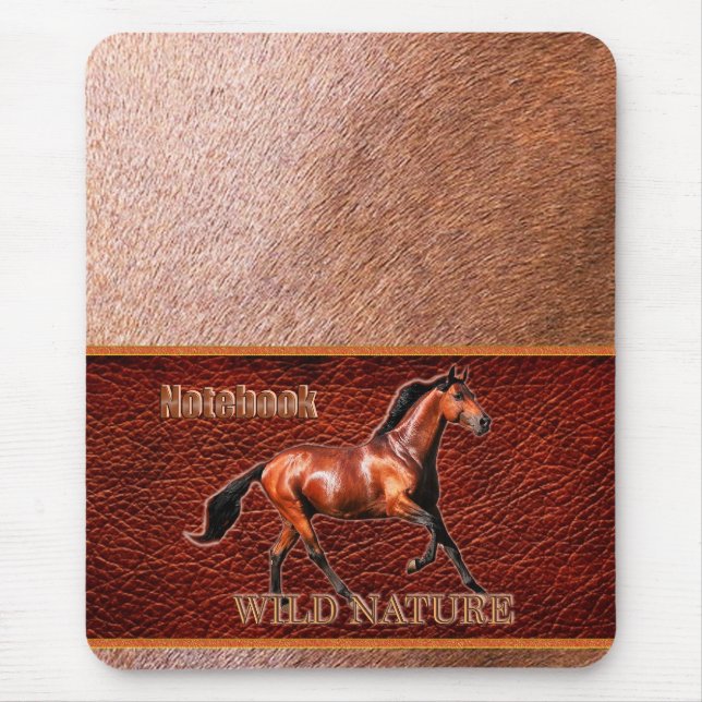 WILD NATURE - HORSE Design Collection Mousepad (Vorne)