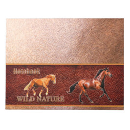 WILD NATURE - HORSE Design Collection Notizblock