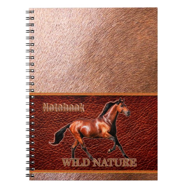 WILD NATURE - HORSE Design Collection Notizblock (Vorderseite)