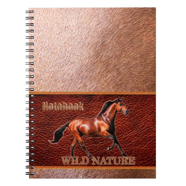 WILD NATURE - HORSE Design Collection Notizblock (Vorderseite)