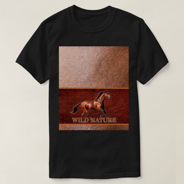 WILD NATURE - HORSE Design Collection T-Shirt (Design vorne)