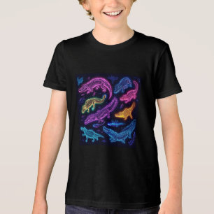 Wild Neon Gator T - Shirt - Bold, Funky und Fierce
