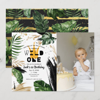 Wild One 1. Geburtstag | King of Things Crown Einladung