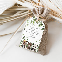 Wild One 1. Geburtstag Party Vielen Dank Geschenkanhänger