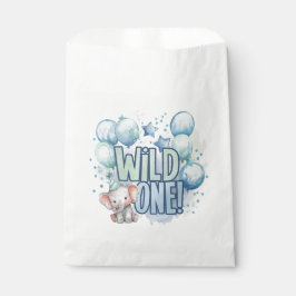 Wild One 1. Geburtstag Wasserfarbe Geschenktütchen