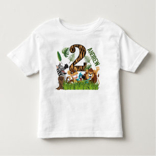 Wild One 2. Geburtstag Party Kleinkind T-shirt
