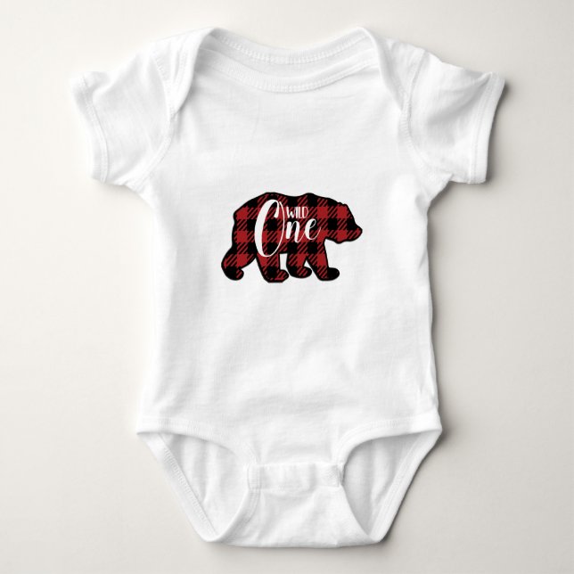 Wild One Baby Bodysuit Strampler (Vorderseite)
