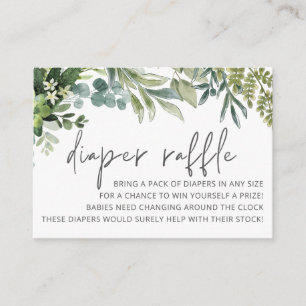 Wild-One-Baby-Raffle Begleitkarte