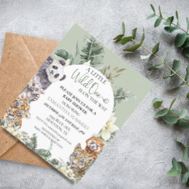 Wild One Baby Shower Tropical Dschungel Animal Bud