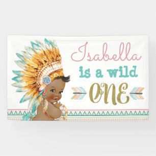 Wild One Birthday Banner Tribal 1. Geburtstag