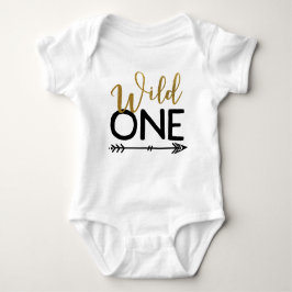 Wild One Birthday Bodysuit Baby Strampler