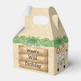 Wild One Birthday Safari Geschenkschachtel