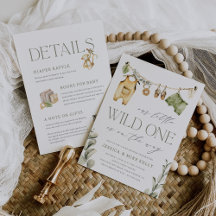 Wild One | Boho Safari All in One Baby Dusche