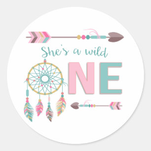 Wild One Boho Sticker