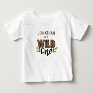 Wild One Boy 1. Geburtstag Baby T - Shirt