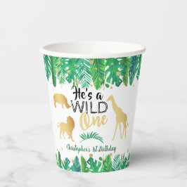 Wild One Boys erste Geburtstagsparty Pappbecher