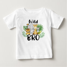 Wild One Bro Brother 1. Geburtstag Safari Familie