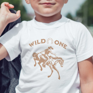 "Wild One" Cowboy Western Kinder ersten Geburtstag Kleinkind T-shirt
