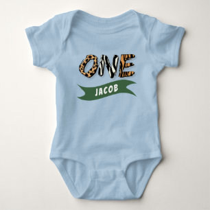 Wild One Custom First Geburtstag Baby Strampler